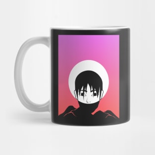 Aesthetic Vaporwave Anime Boy Mug